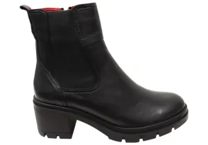 Orizonte Halifax Womens European Comfortable Leather Ankle Boots Rough Path