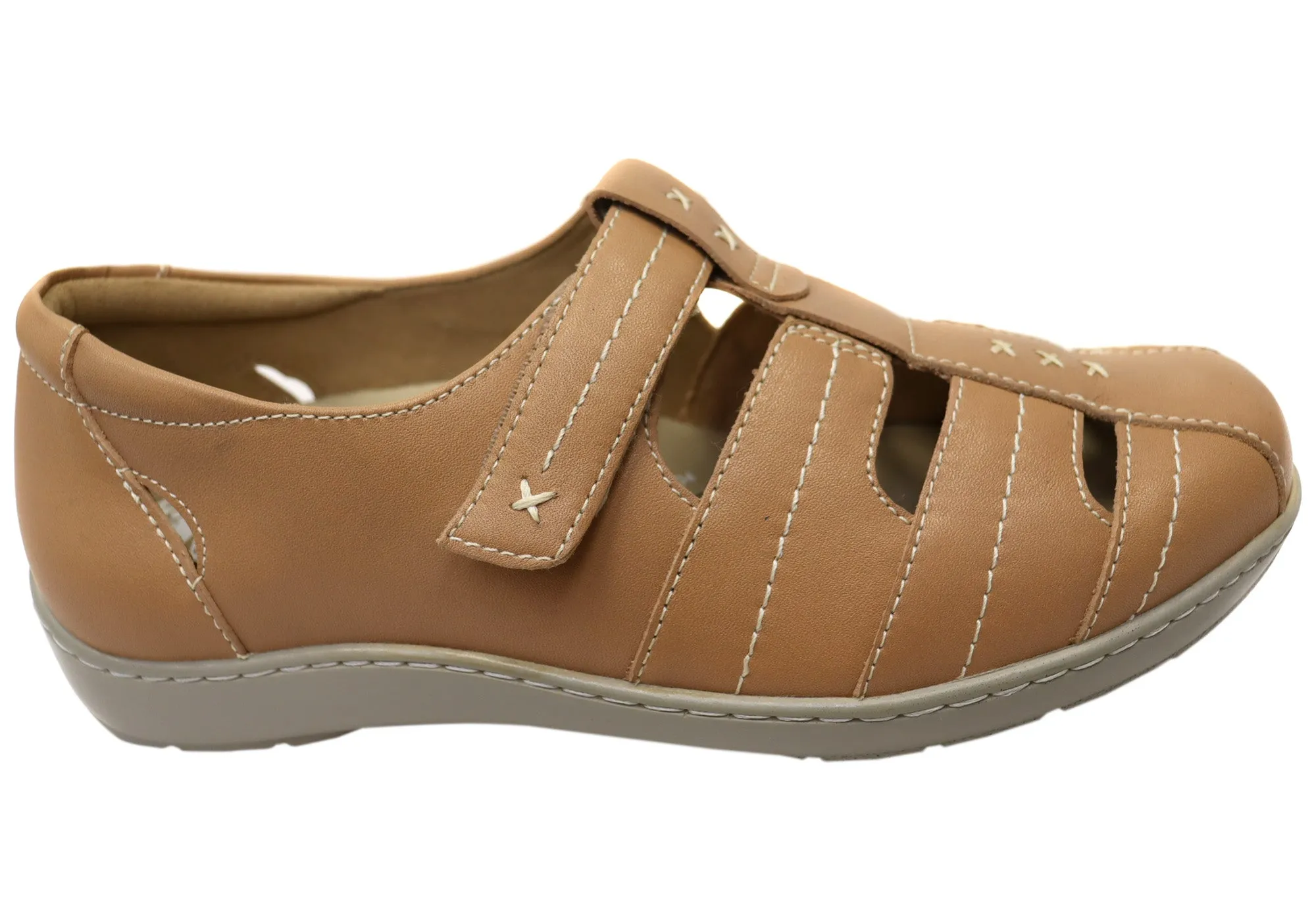 Scholl Orthaheel Wendy Womens Comfortable Supportive Leather Shoes Blossom Lane