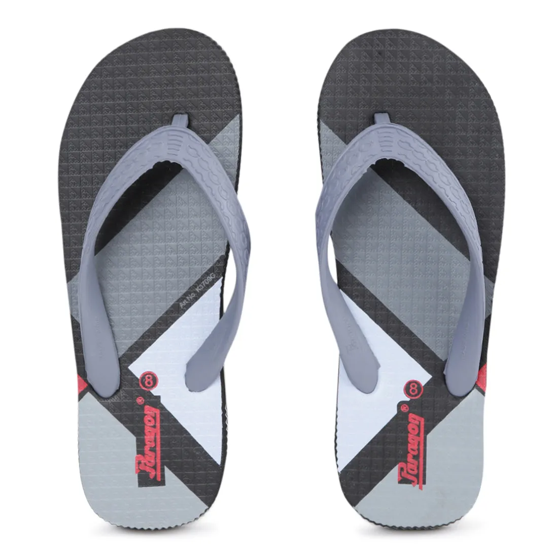 Paragon  HWK3709G Men Stylish Lightweight Flipflops | Casual & Comfortable Daily-wear Slippers for Indoor & Outdoor | For Everyday Use Comfortable For Road Running