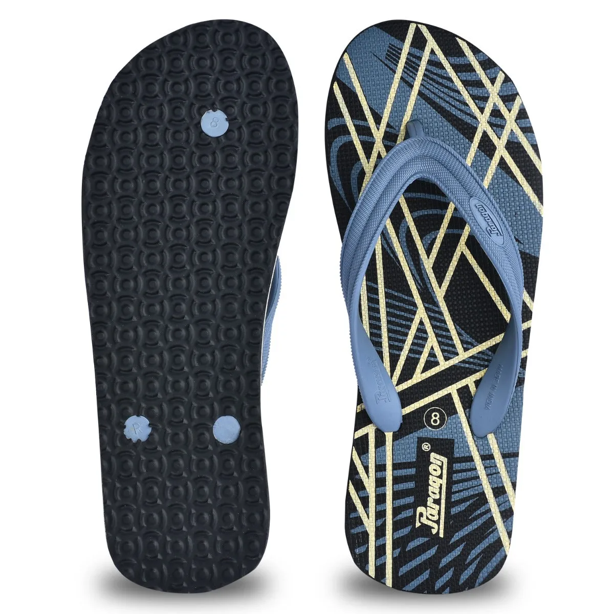 Comfy And Trendy Paragon  HWK3702G Men Stylish Lightweight Flipflops | Casual & Comfortable Daily-wear Slippers for Indoor & Outdoor | For Everyday Use
