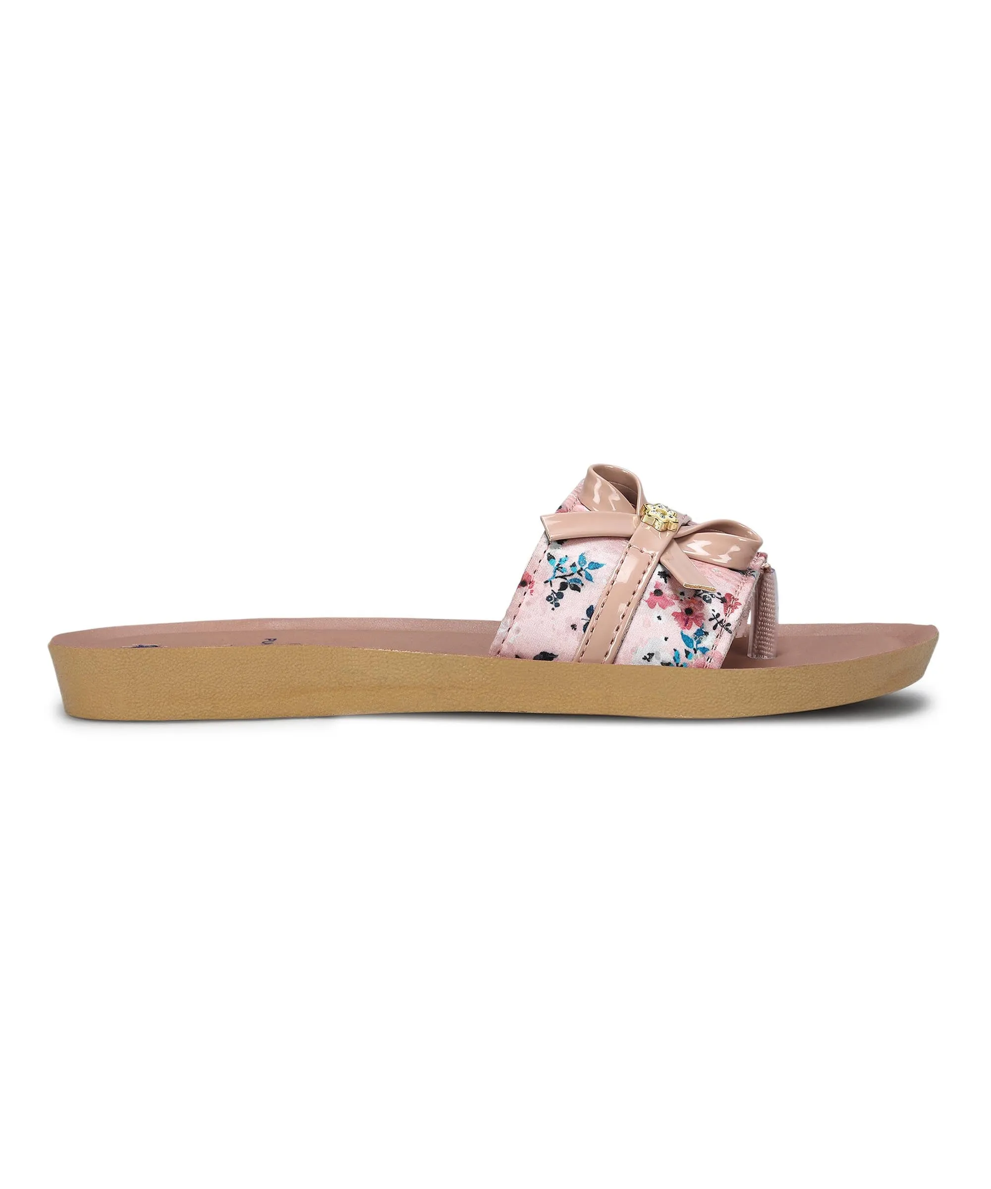Paragon PUK7021L Women's Peach Sliders with Cushioned Sole for Everyday Use Smooth Movement