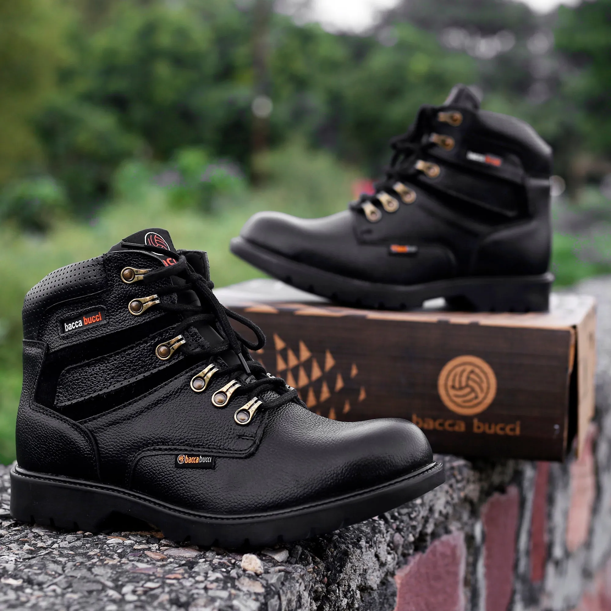 Bacca Bucci Steel Toe Boots Light Core
