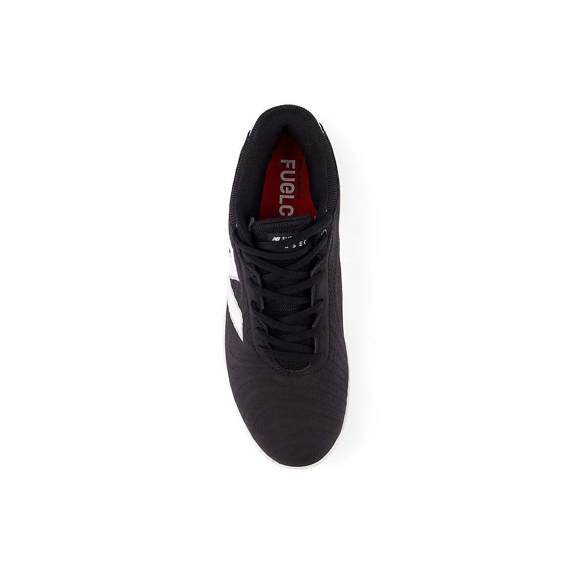 Satin Glow Comfortable Insole New Balance Women's FuelCell FUSE v4 Molded Fastpitch Softball Cleats - Black/Optic White - SPFUSEK4