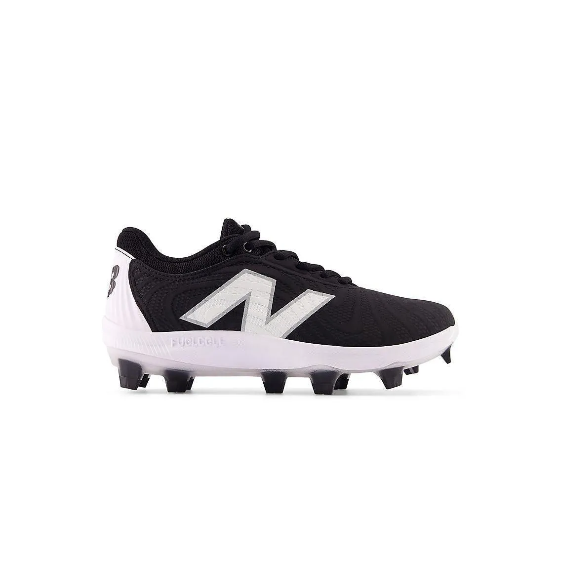 New Balance Women's FuelCell FUSE v4 Molded Fastpitch Softball Cleats - Black/Optic White - SPFUSEK4 Slip Resistant Modern Commuters