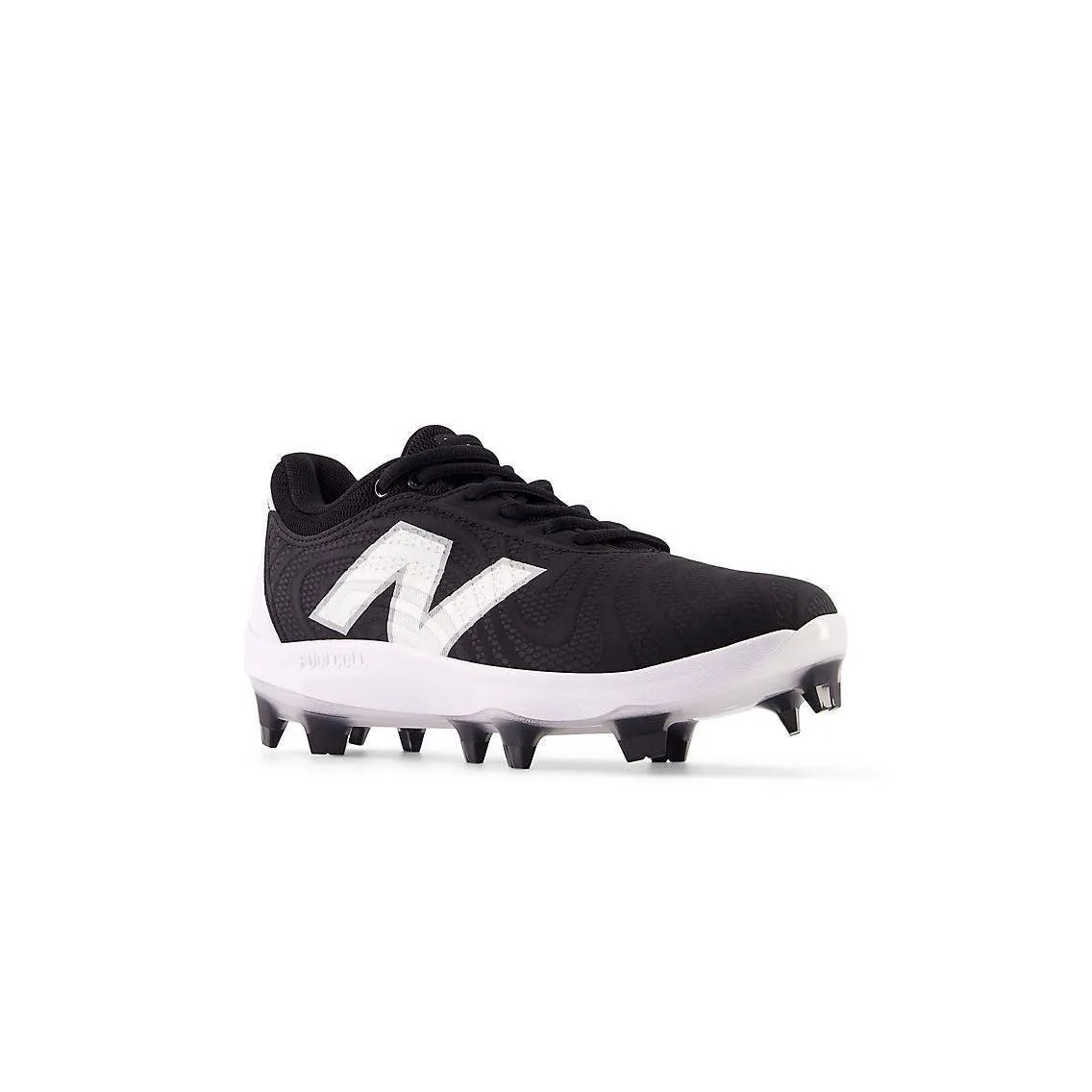 Climb Strong New Balance Women's FuelCell FUSE v4 Molded Fastpitch Softball Cleats - Black/Optic White - SPFUSEK4