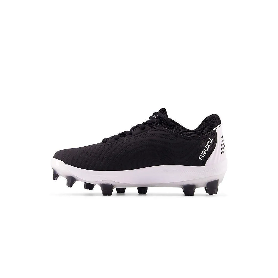 New Balance Women's FuelCell FUSE v4 Molded Fastpitch Softball Cleats - Black/Optic White - SPFUSEK4 Performance Modern Bold