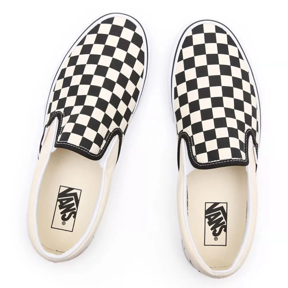Vans Skate Slip On - Checkerboard Black/White Fashion Edge Comfort Cushion