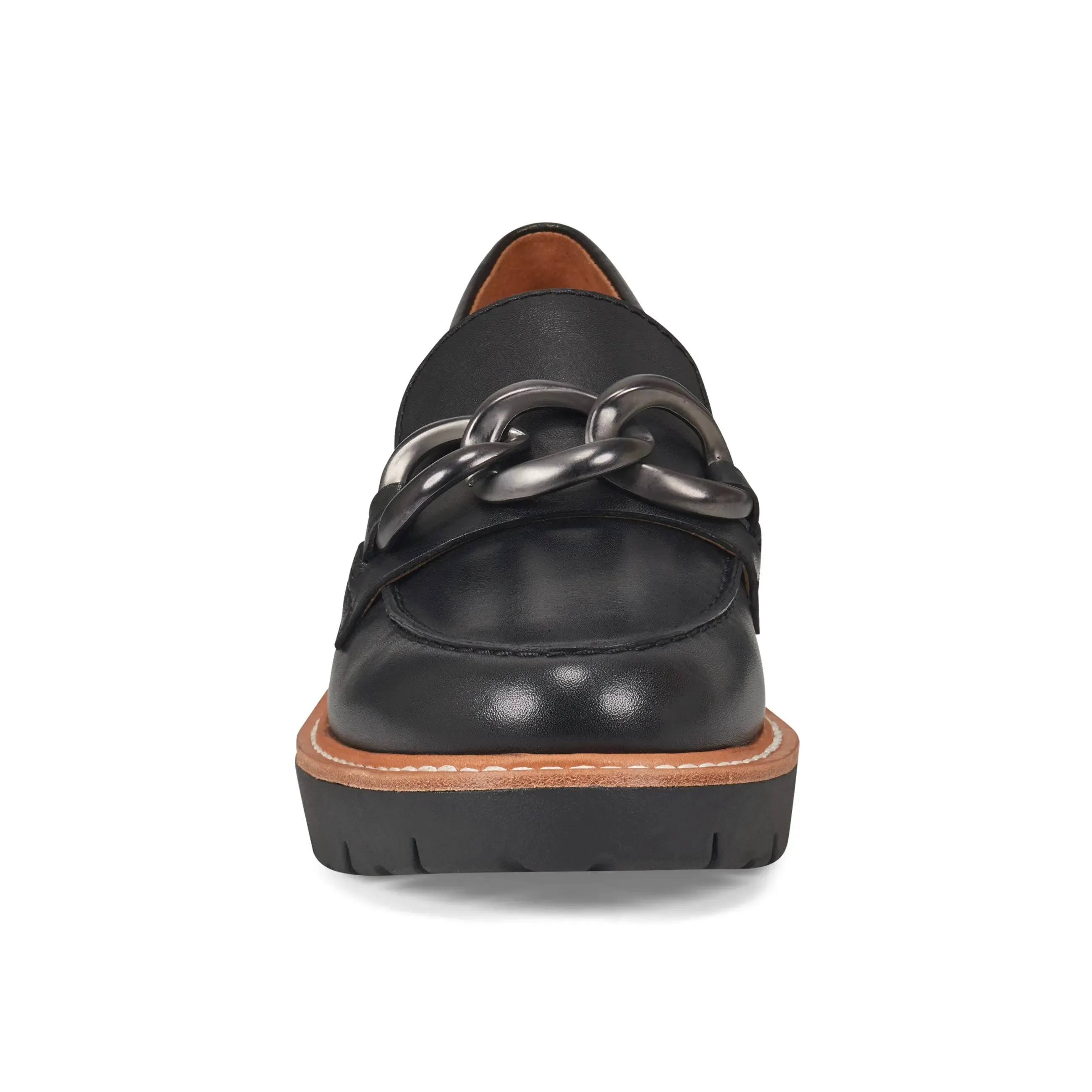 Anti Odor Busy Professionals Tone Play Zalor Round Toe Lug Sole Casual Slip-on Loafers