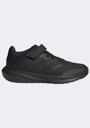 Tapered Heel Cup Water Resistant Knit Adidas Junior Runfalcon 3.0 Elastic Lace Top Strap Shoes
