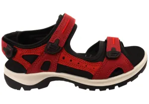 ECCO Womens Offroad Comfortable Leather Adjustable Sandals Rain Light