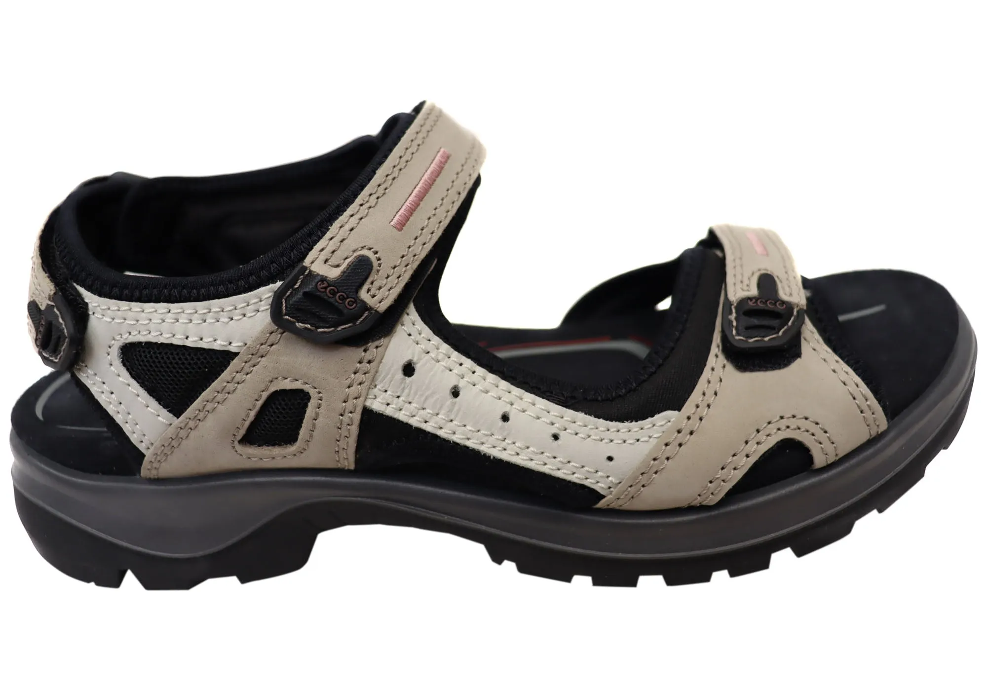 ECCO Womens Offroad Comfortable Leather Adjustable Sandals Foot Hug Stylish Design