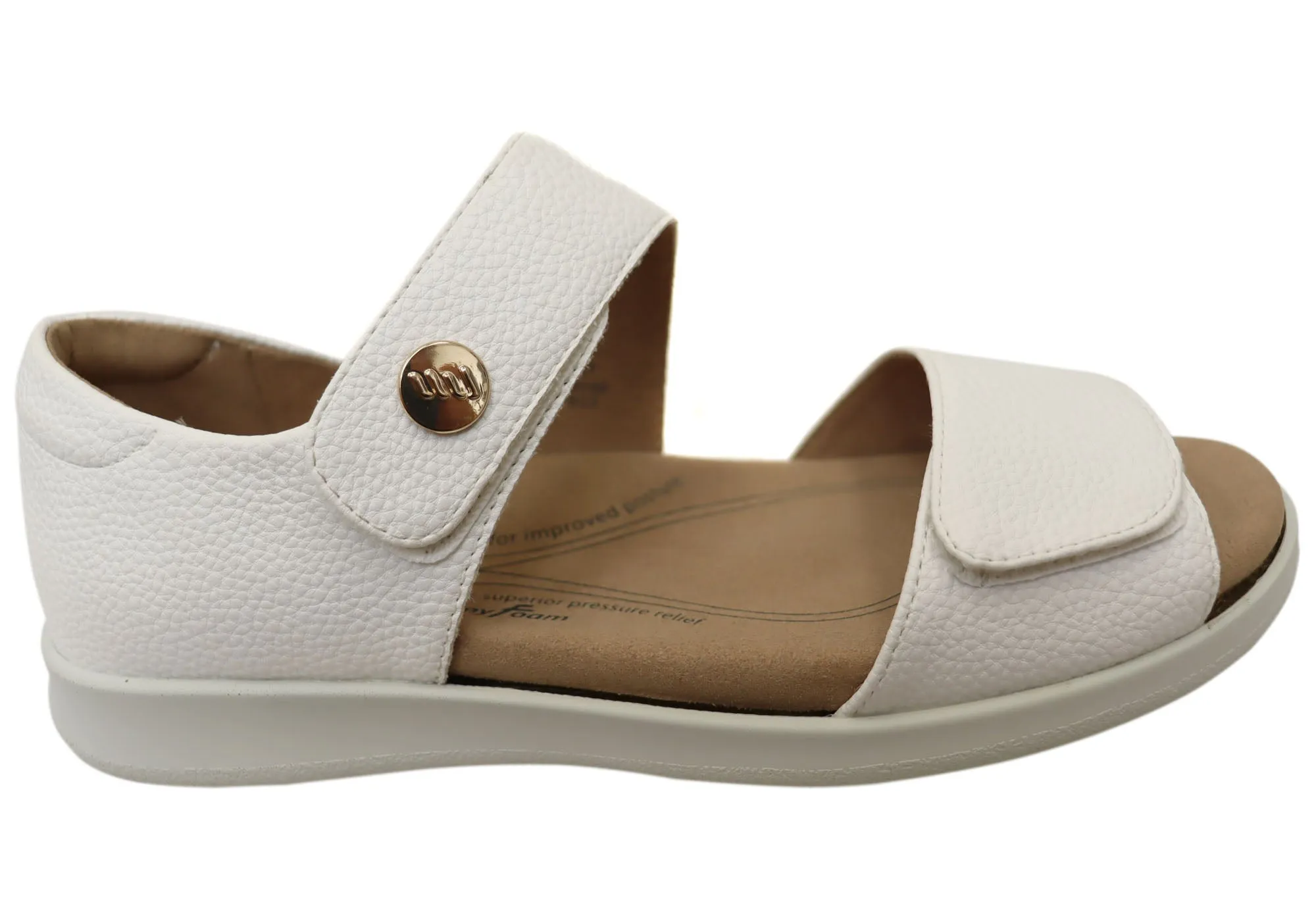 Stylish Adventure Footwear Urban Escape Homyped Womens Erin Strap Comfortable Wide Width Sandals