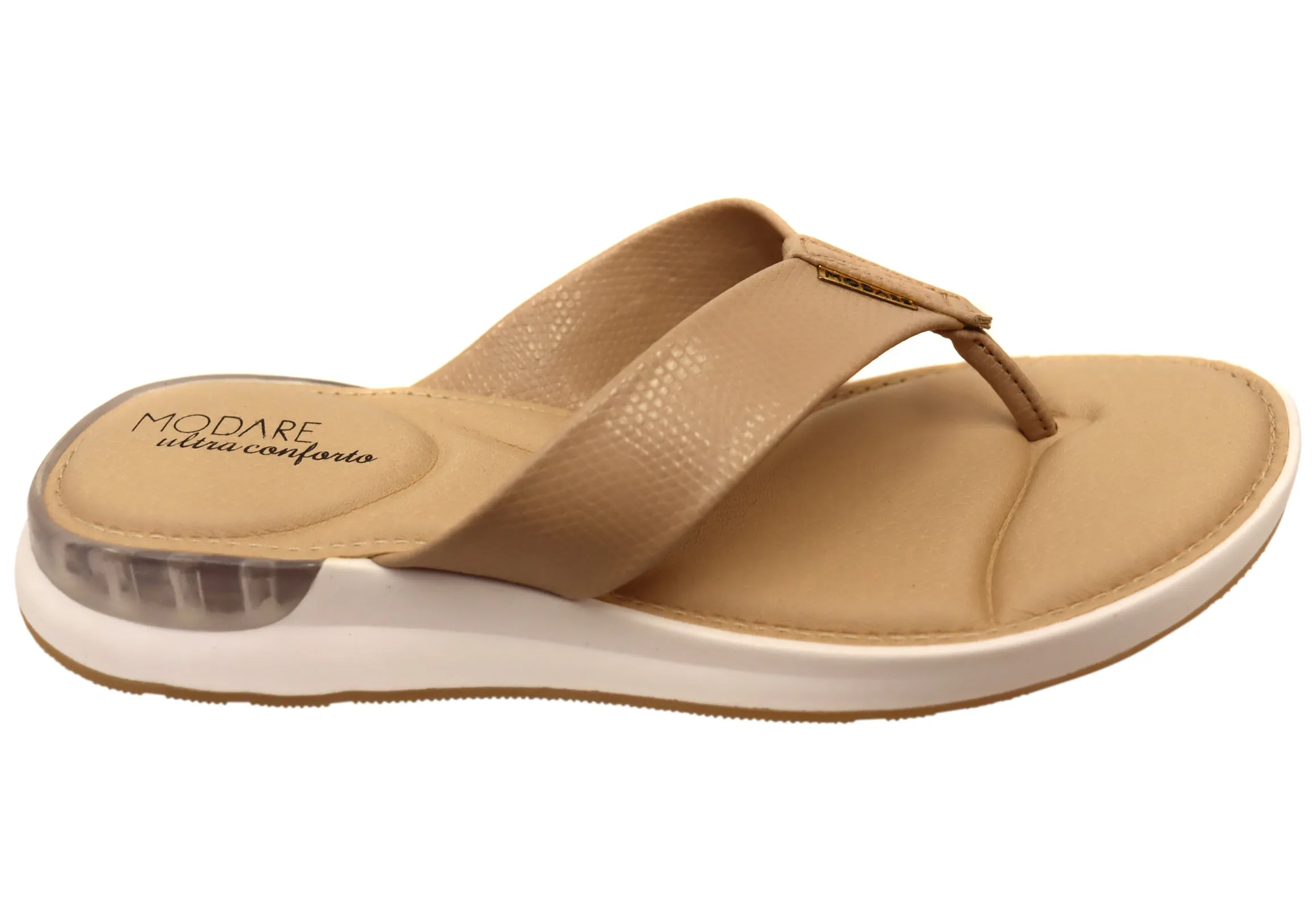 Modare Ultraconforto Velina Womens Comfort Brazilian Thongs Sandals Trendy Beach Footwear