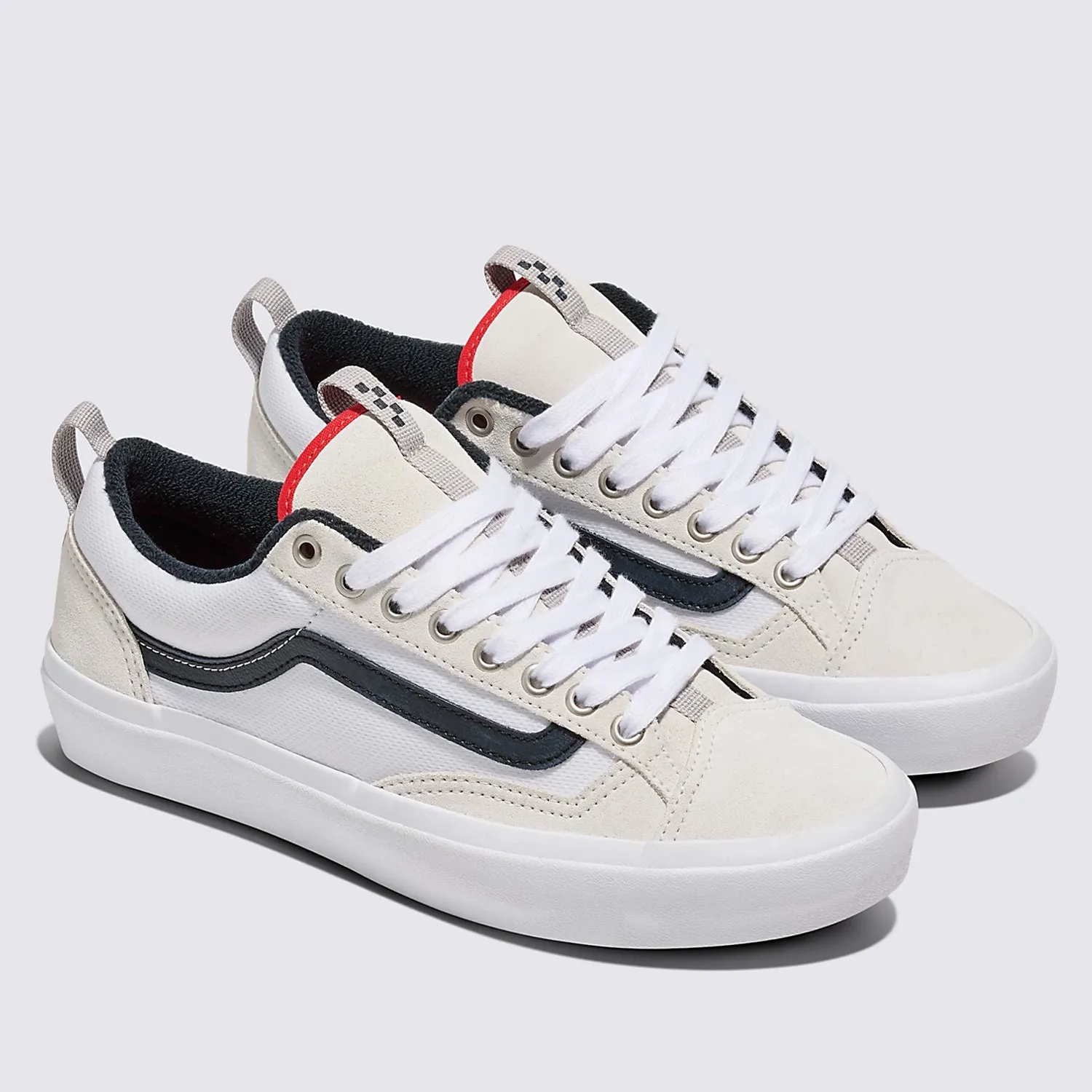 Youth Fresh Step Free Vans Skate Old Skool 36  Antique White/Black