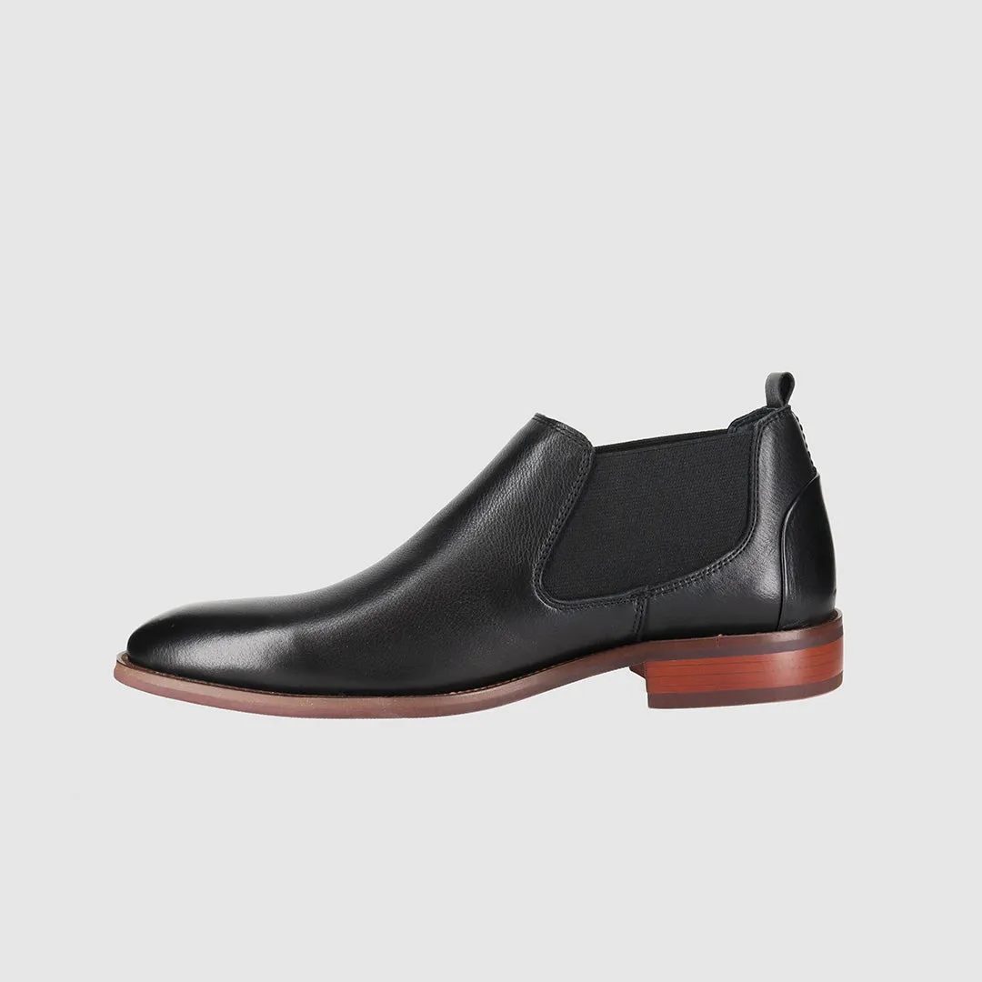 Luis Chelsea Boots Black Long Standing