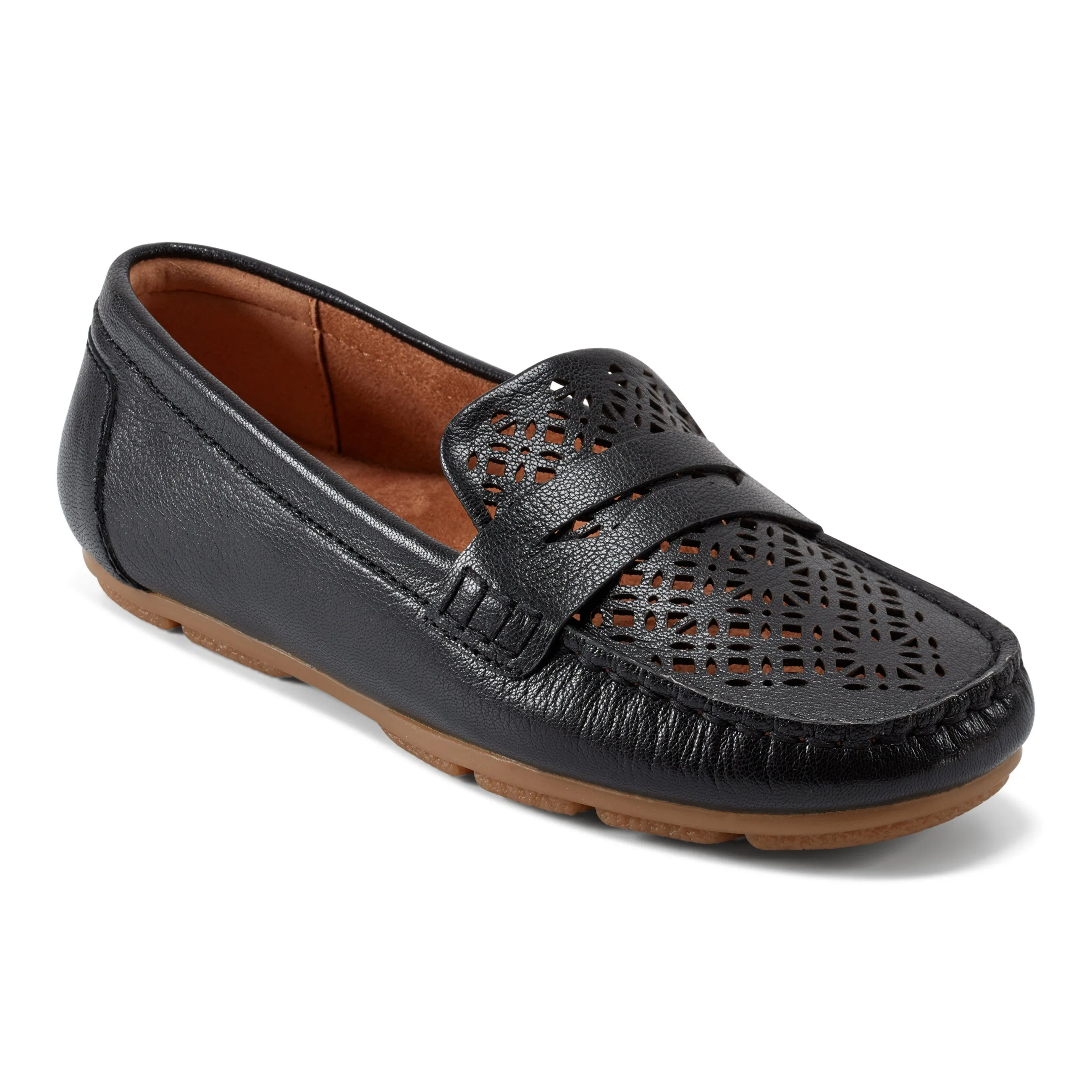 Care Ease Dinner Look Remi Almond Toe Slip-on Casual Flat Loafers