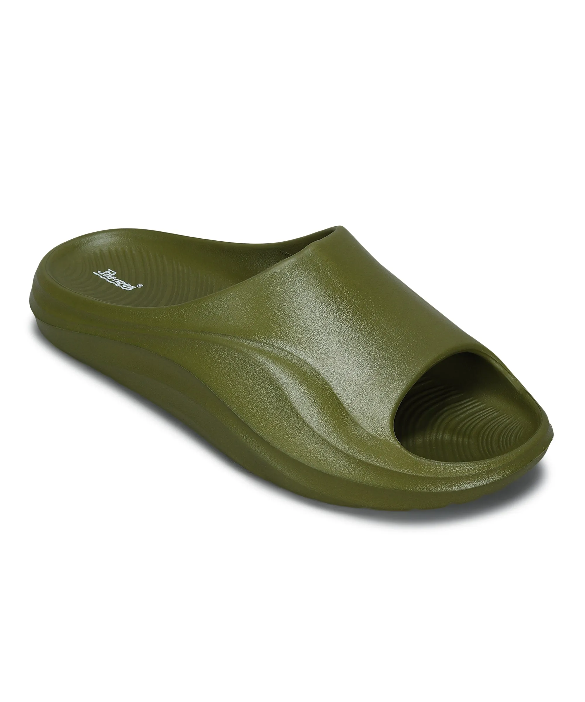 Paragon EVK10926G Men's Waterproof Green Sliders with Comfortable Sole anatomical design