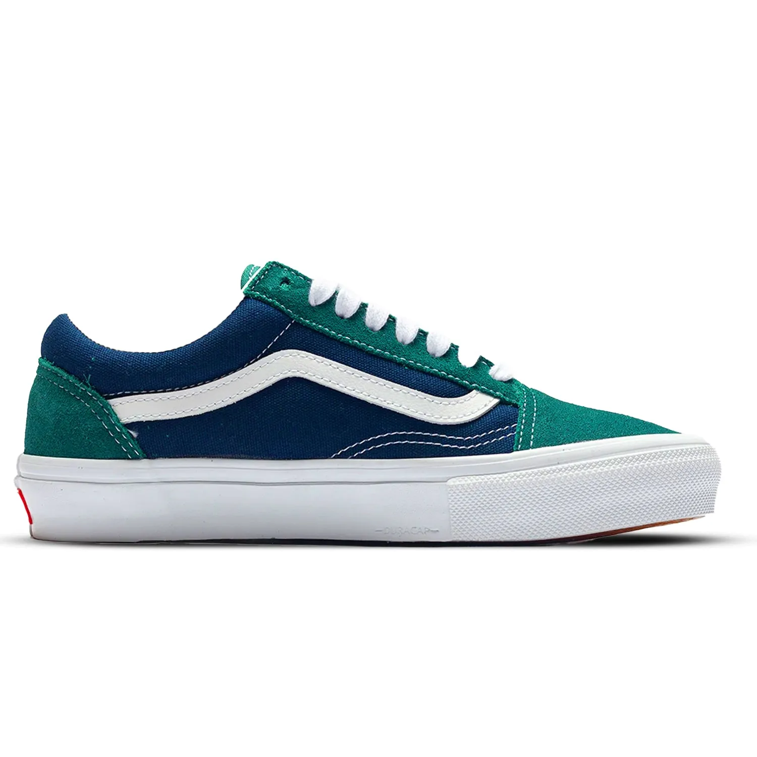 Vans Skate Old Skool Tartan Green/Blue Block Walk Heart Glow