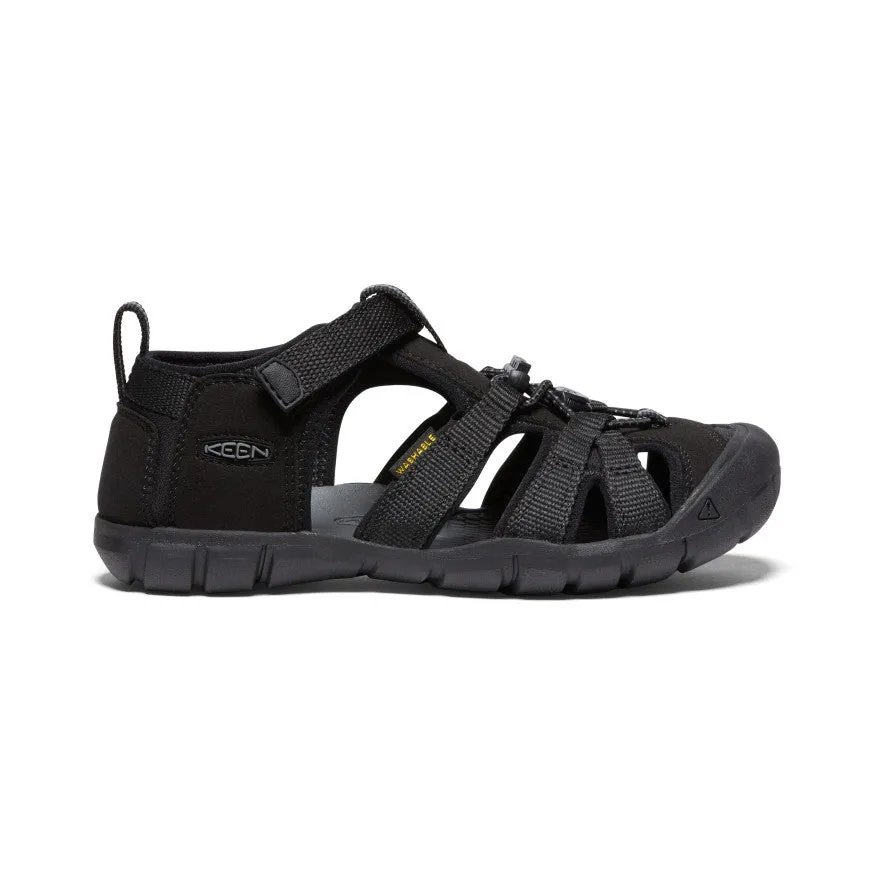 Big Kids' Seacamp II CNX  |  Black/Grey Boardwalk Glam Lightweight Flats