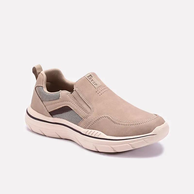 Night Run Khaki Lightweight Slip On Sneakers 0120554