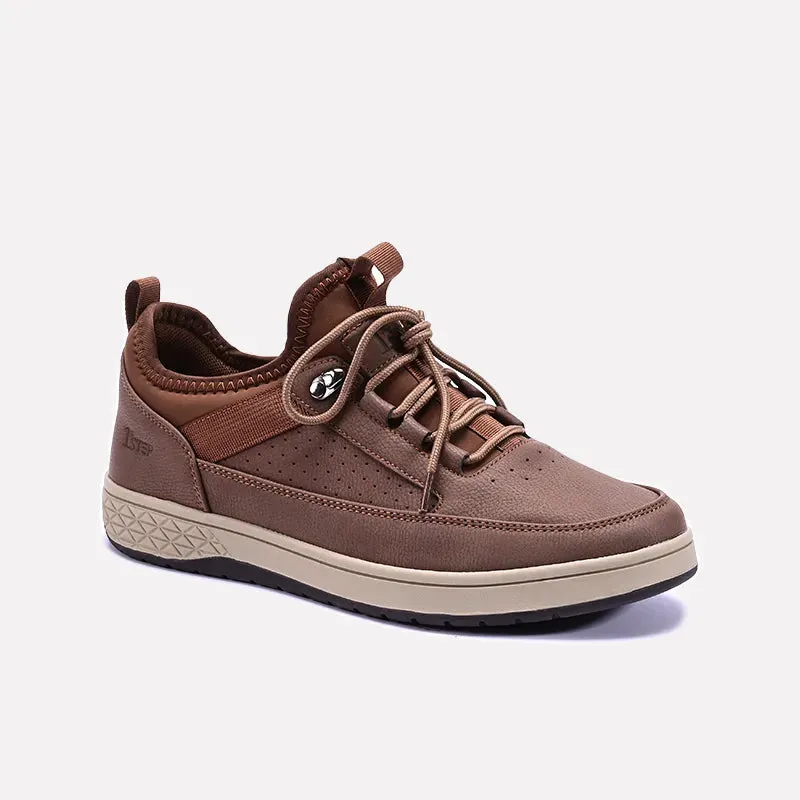 MemoryFoamInsole Elastic Lace System Flyte Khaki Casual Sneakers 0120511