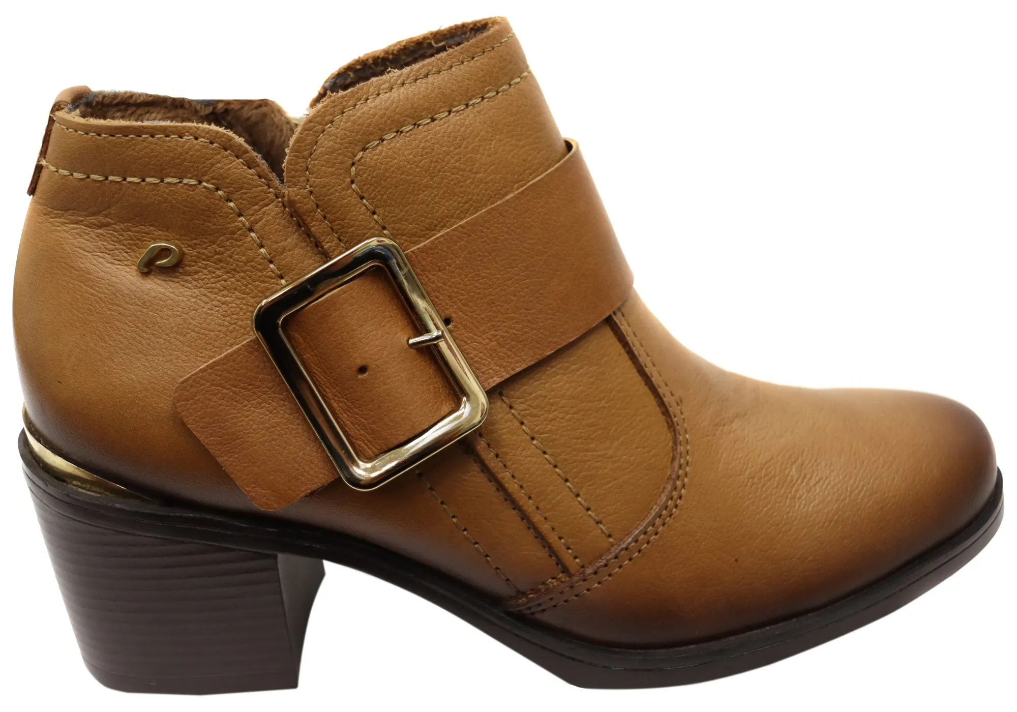 Pegada Macey Womens Comfortable Brazilian Leather Ankle Boots Urban Footwear Shock Absorbing Winter Walker