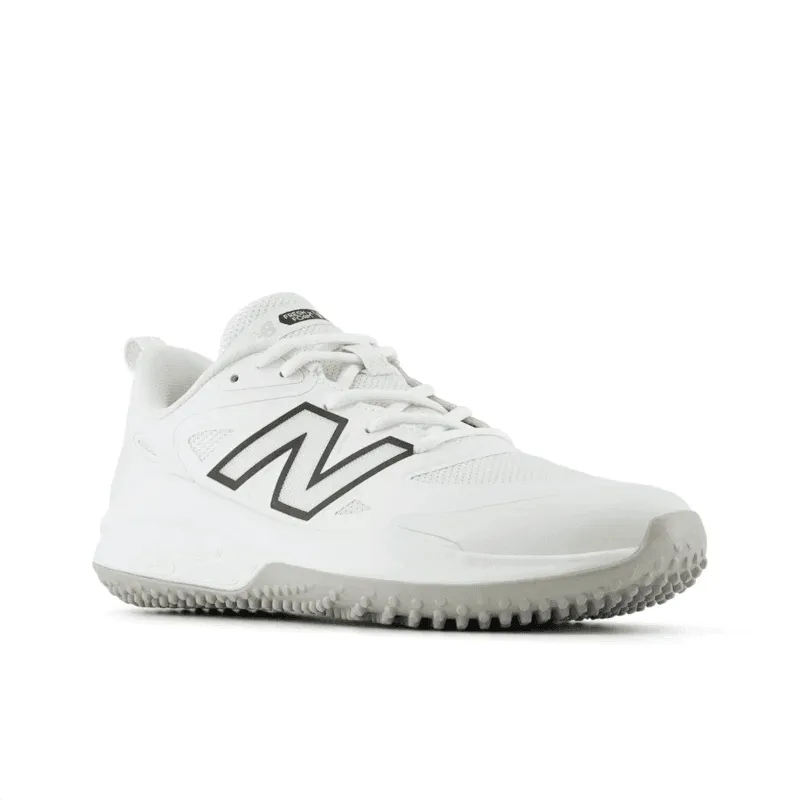 New Balance Women's Fresh Foam x Velo v4 Turf-Trainer Softball Shoes - White STVELOW4 Green Core Stretch Fabric Weekend Trip