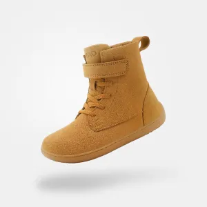 High   Quality Leather Ankle Coverage Kid's Ambition ??- Winter Barefoot Shoes