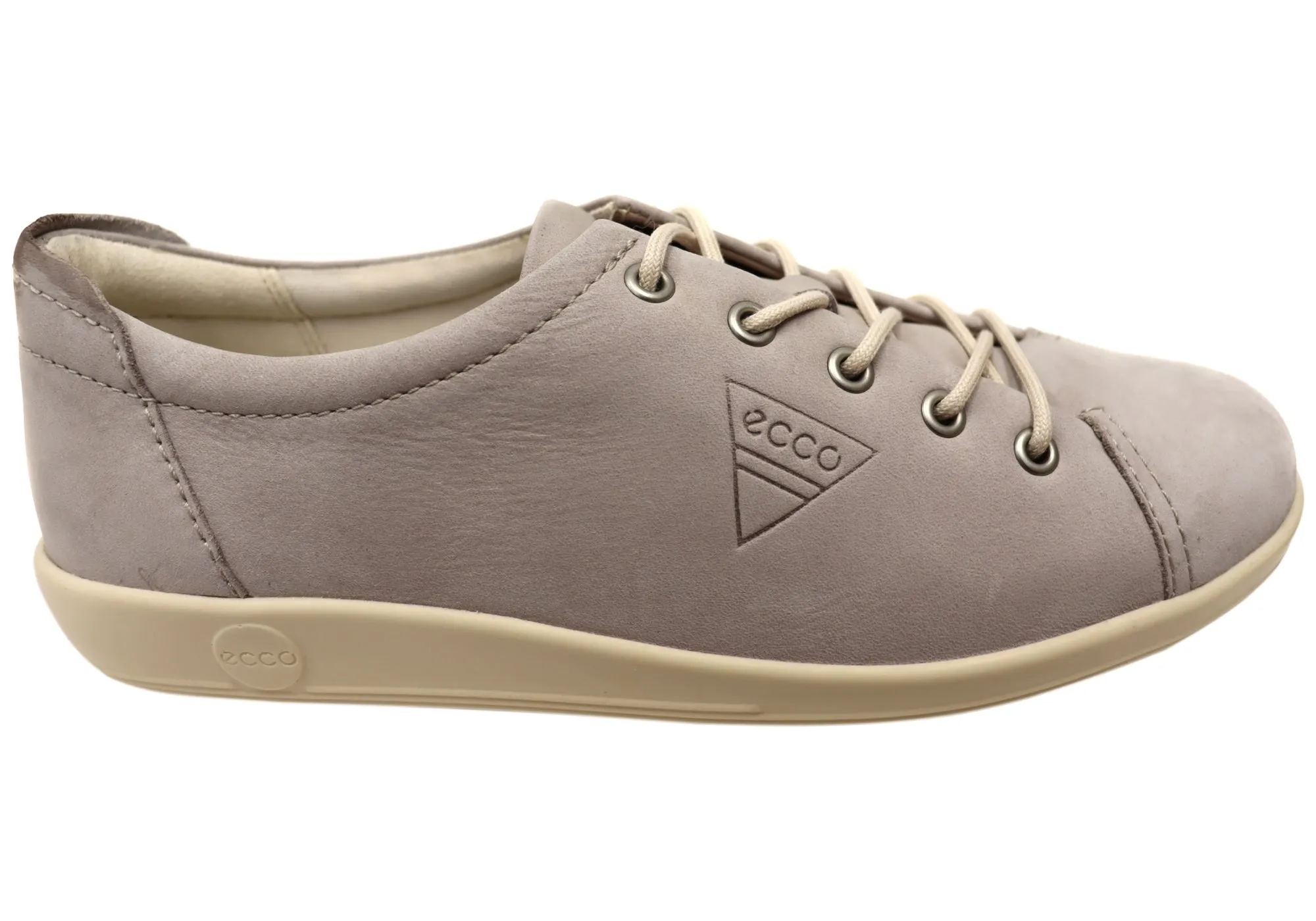 Lunch Pace Basic Style ECCO Womens Comfortable Leather Soft 2.0 Sneakers Shoes