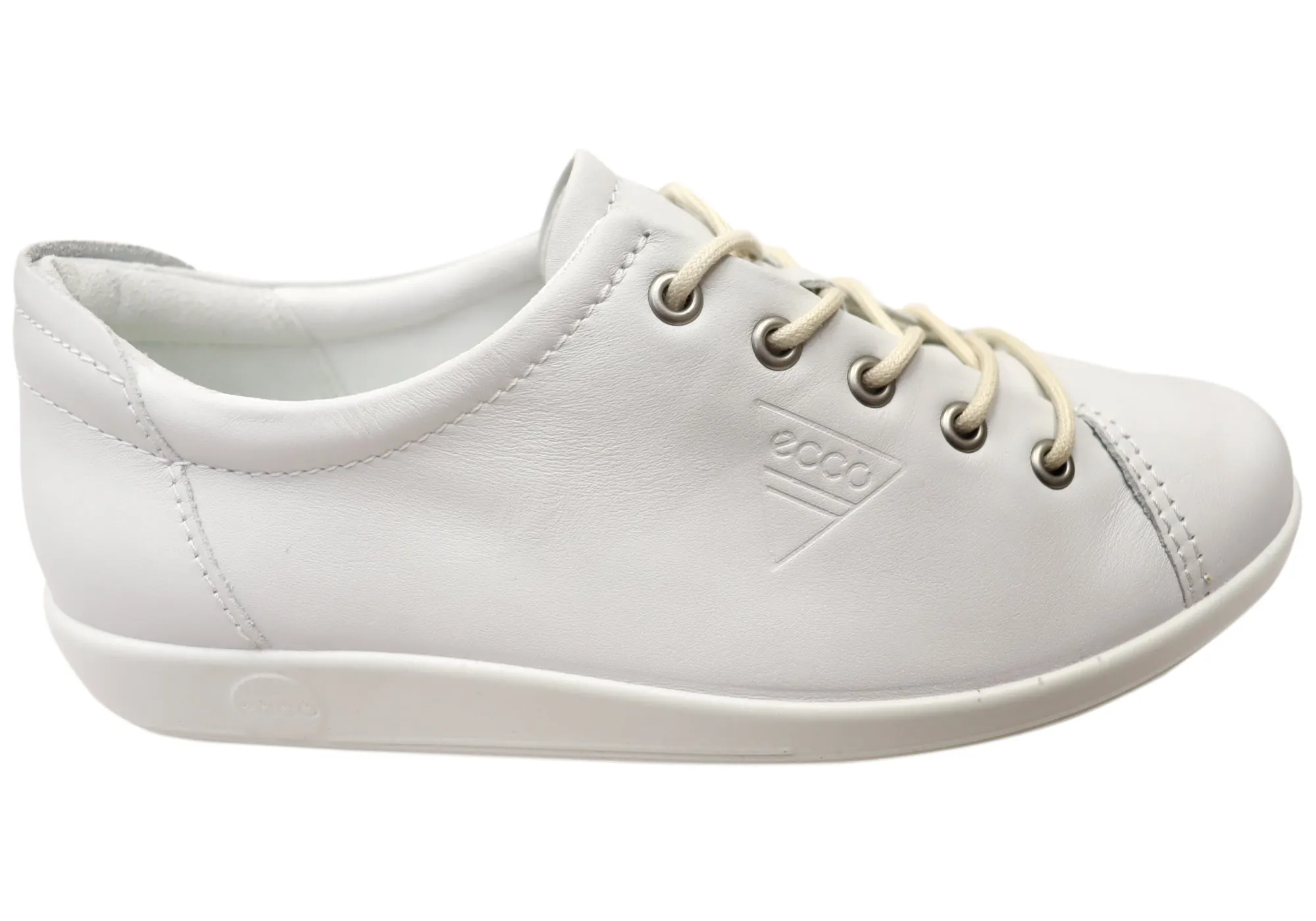 Slip Choice ECCO Womens Comfortable Leather Soft 2.0 Sneakers Shoes