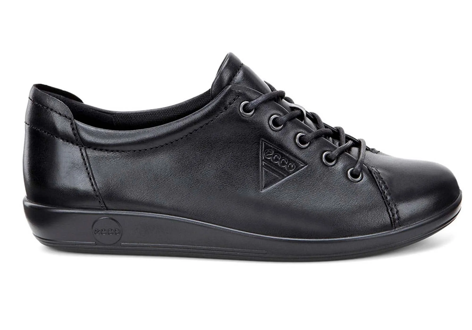 Supportive frame ClassicDesign ECCO Womens Comfortable Leather Soft 2.0 Sneakers Shoes