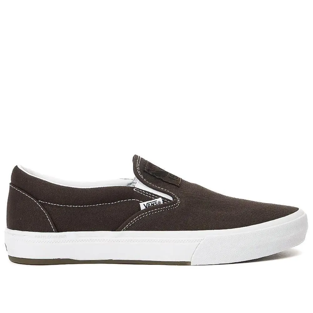 Vans BMX Slip-On - Dakota Roche Brown/White synthetic leather Core Support