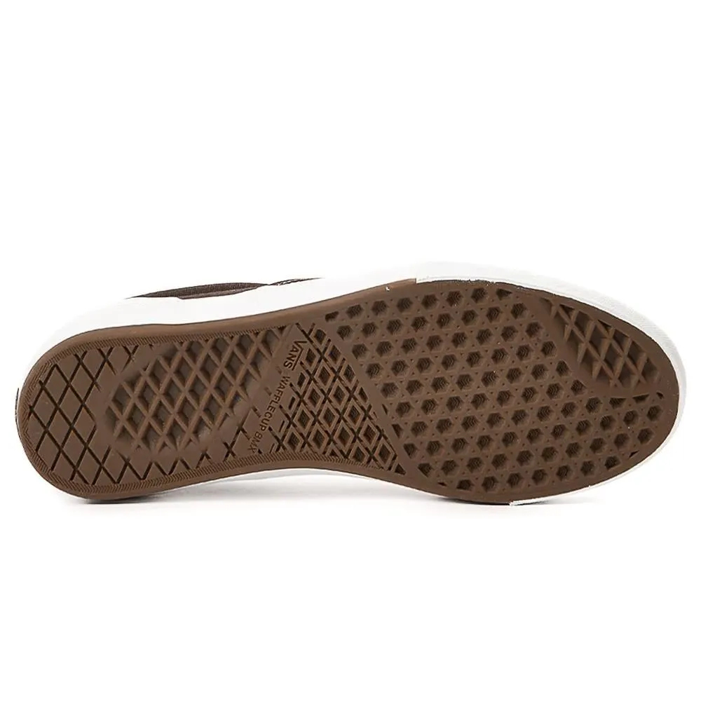 Padded Comfort Cold Weather Vans BMX Slip-On - Dakota Roche Brown/White