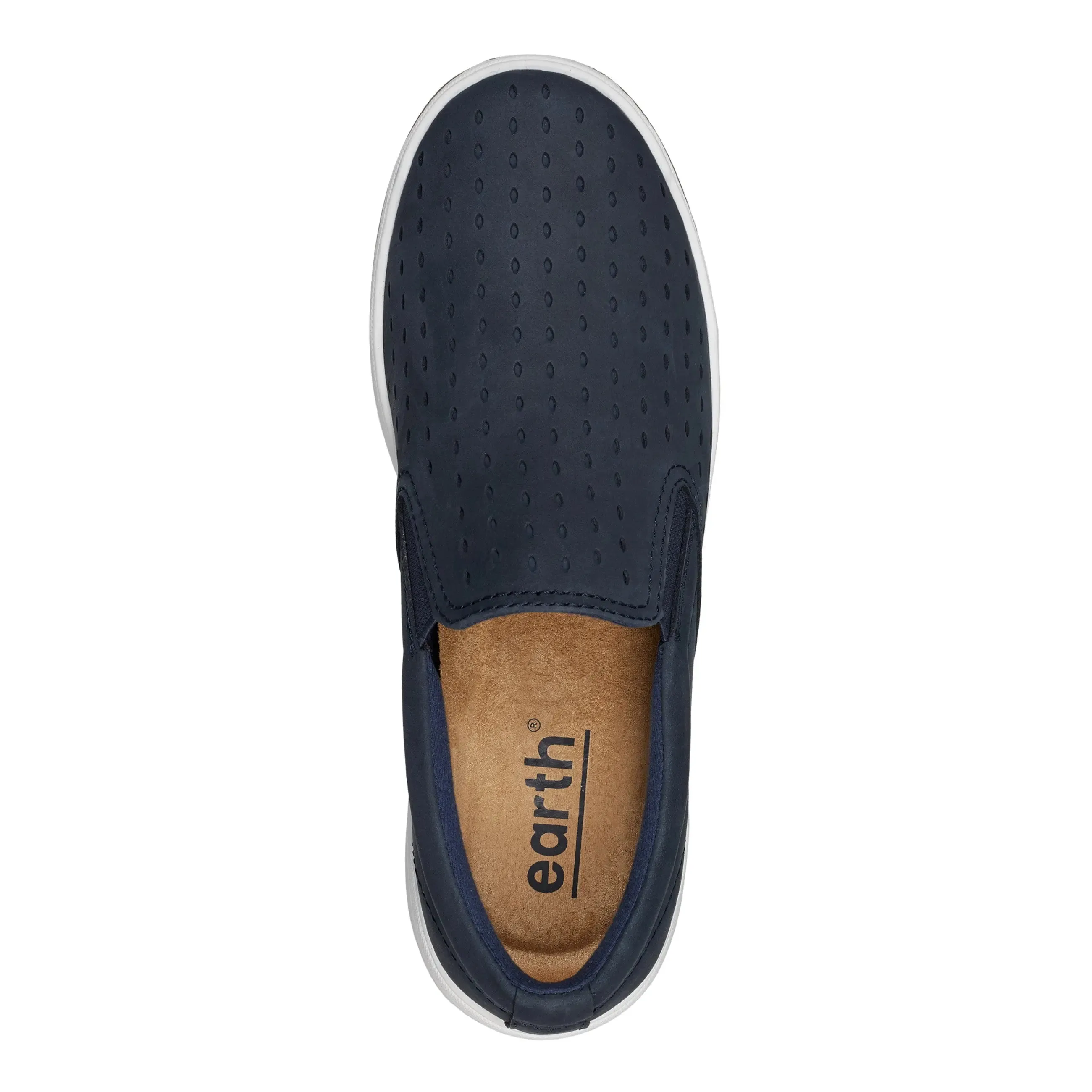 Club Edge Dance Floor Nel Laser Cut Round Toe Casual Slip-on Sneakers