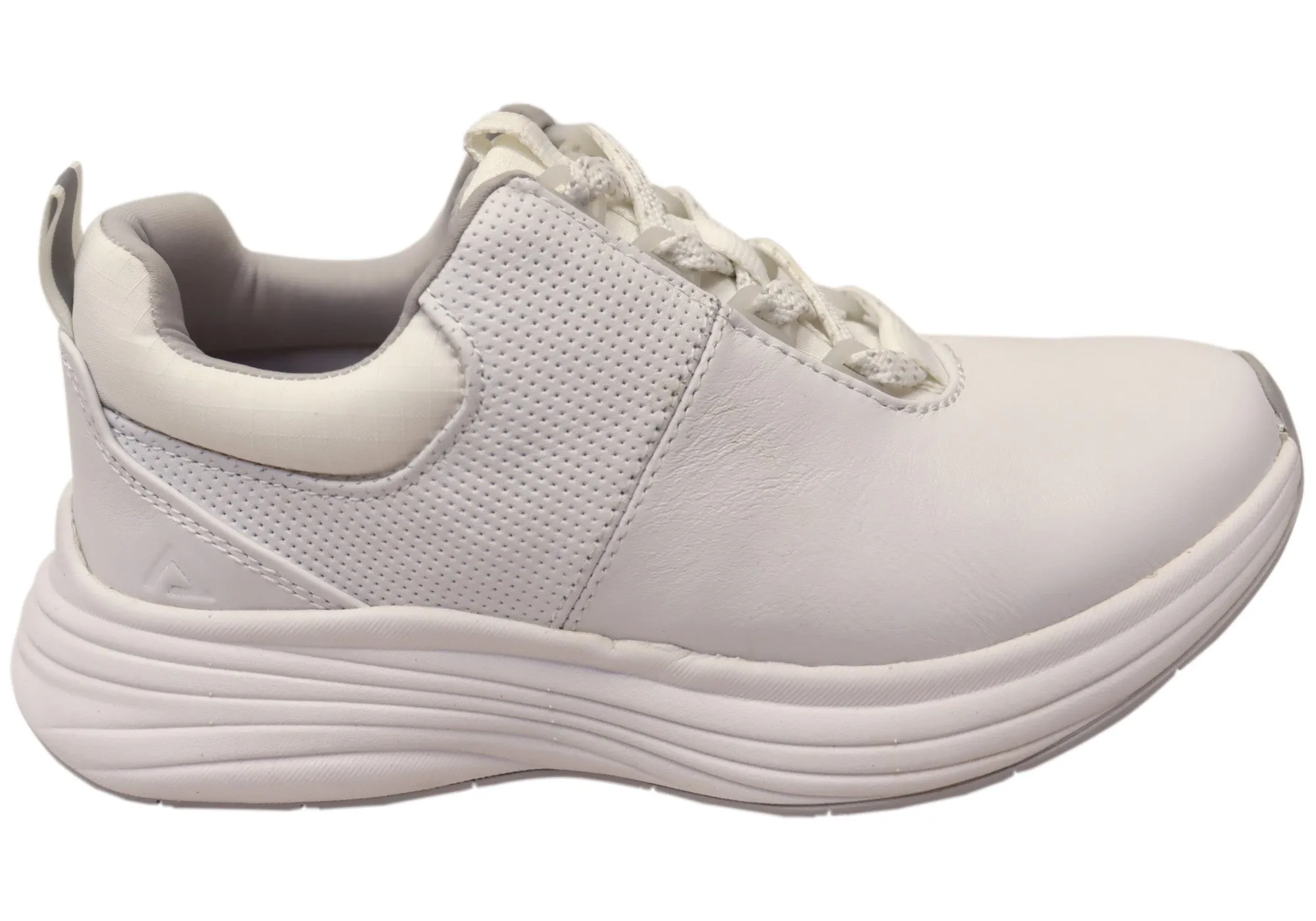 Gentle Grip Sport Inspired Align Tulia Womens Leather Wide Fit Arch Support Slip Resistant Shoes