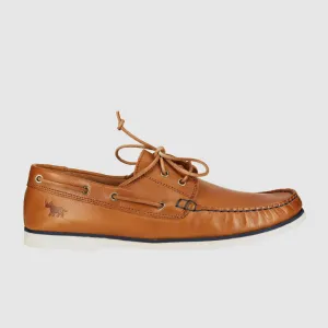 Summit Run Light Touch Byron Boat Shoes Tan