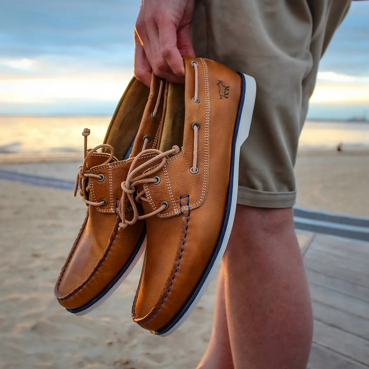 Wear Light Byron Boat Shoes Tan