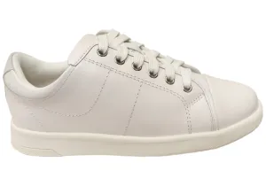 Ultra Bounce Foam Core Flexi Fit Florsheim Womens Comfortable Leather Crossover Cap Cap Toe Sneakers