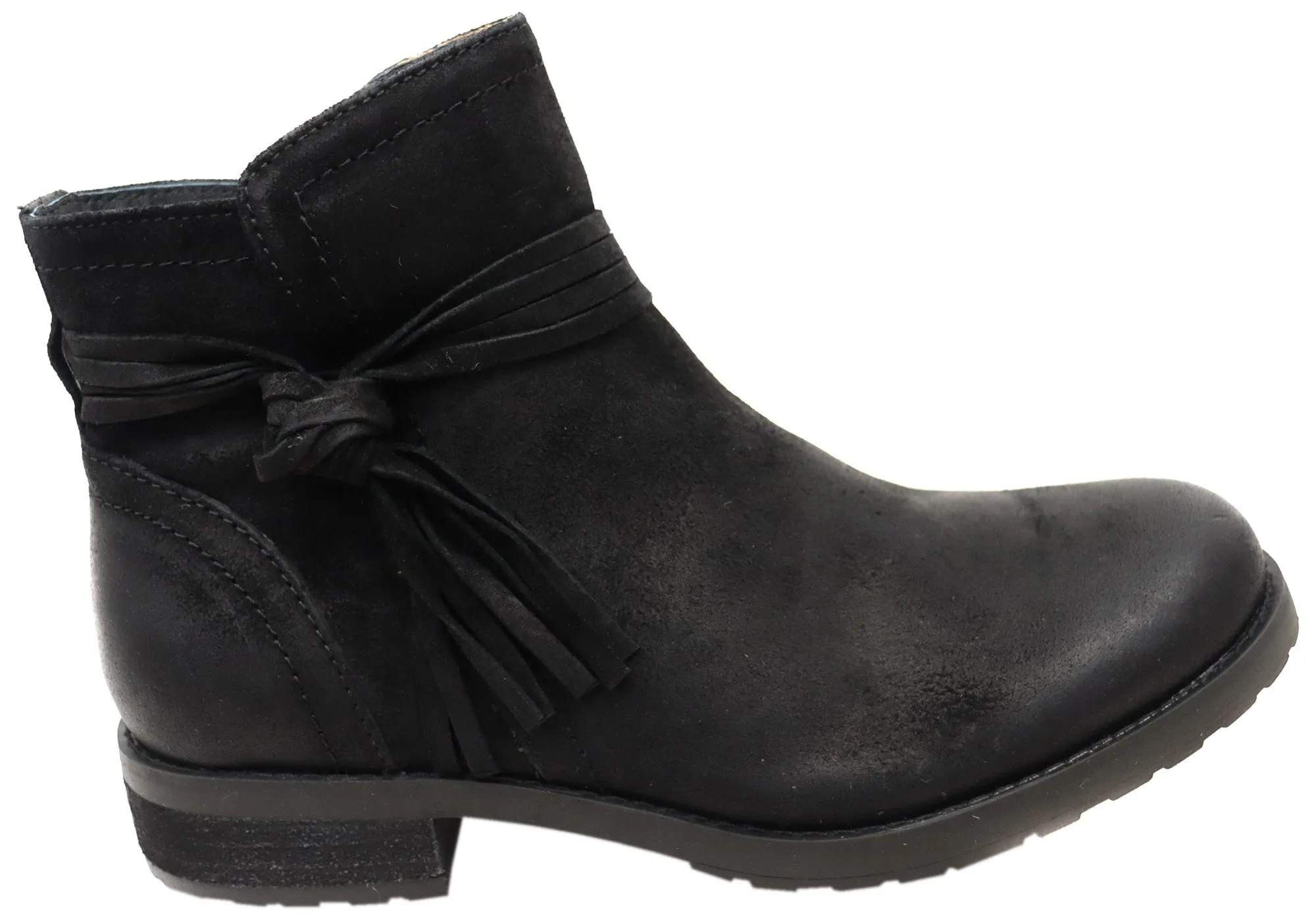 City Wear Sofft Blake Womens Comfortable Leather Suede Ankle Boots