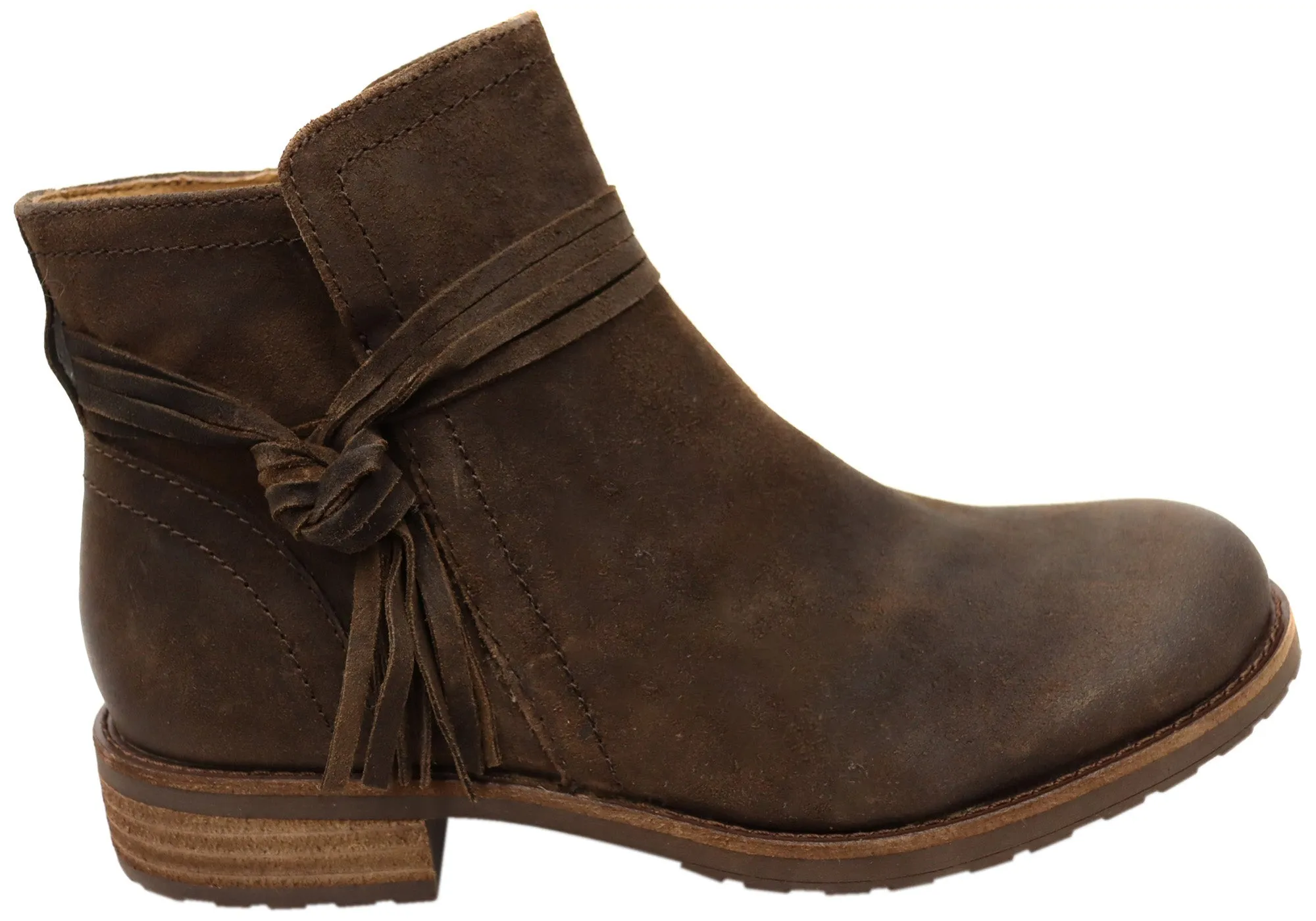 Quality Sole Clean Cut Sofft Blake Womens Comfortable Leather Suede Ankle Boots