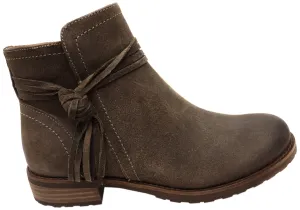Sofft Blake Womens Comfortable Leather Suede Ankle Boots Eco Material River Crossing