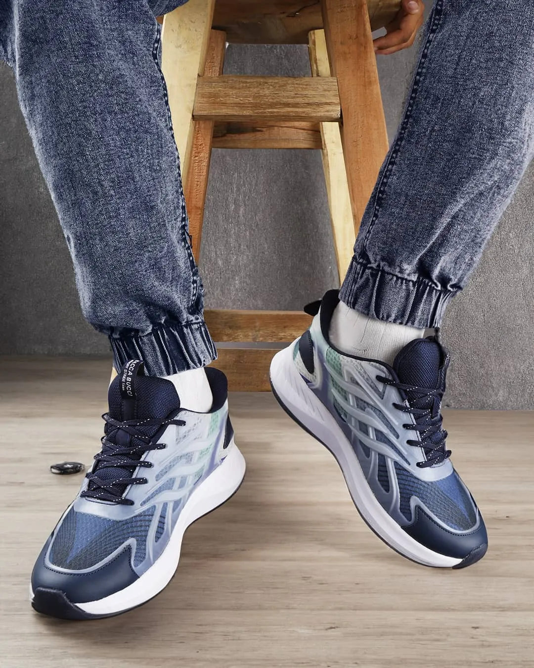 Cross Road Bacca Bucci HELIX Men's Low-Top Casual Athleisure Shoes