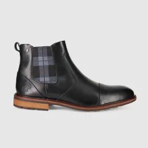 Outdoor Essential Heavy Weather Fargo Chelsea Boots Black