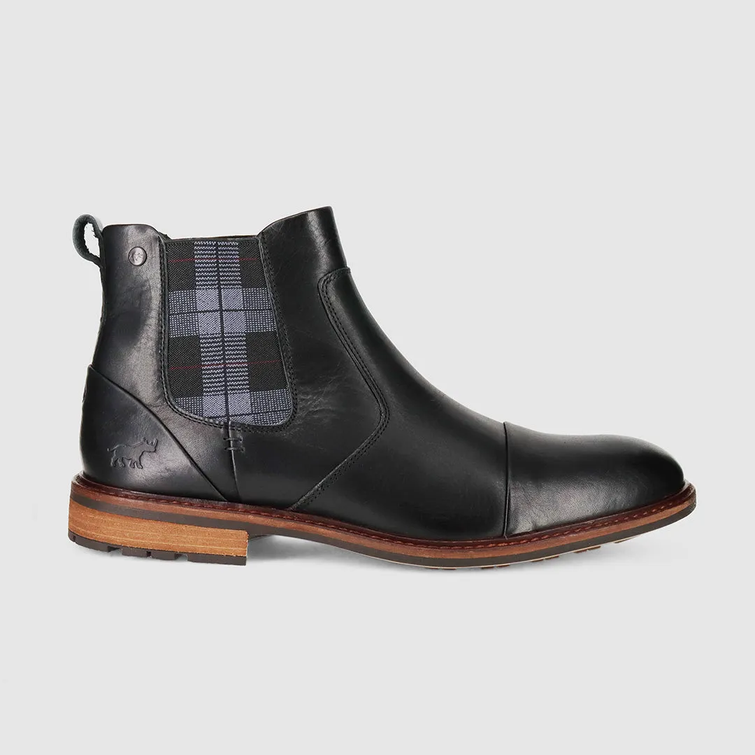 Outdoor Essential Heavy Weather Fargo Chelsea Boots Black