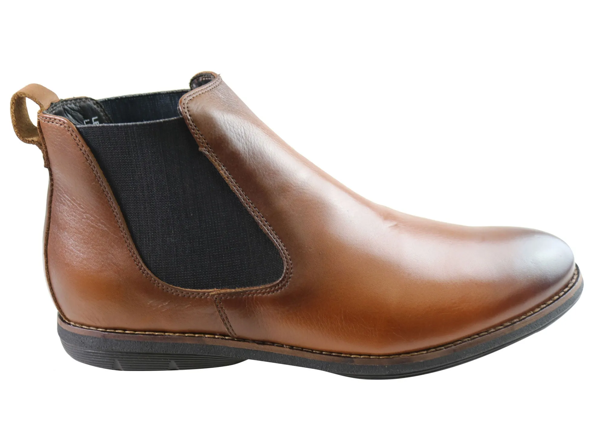 Mud Resistant Backcountry Camper Savelli Hans Mens Comfort Leather Chelsea Dress Boots Made In Brazil