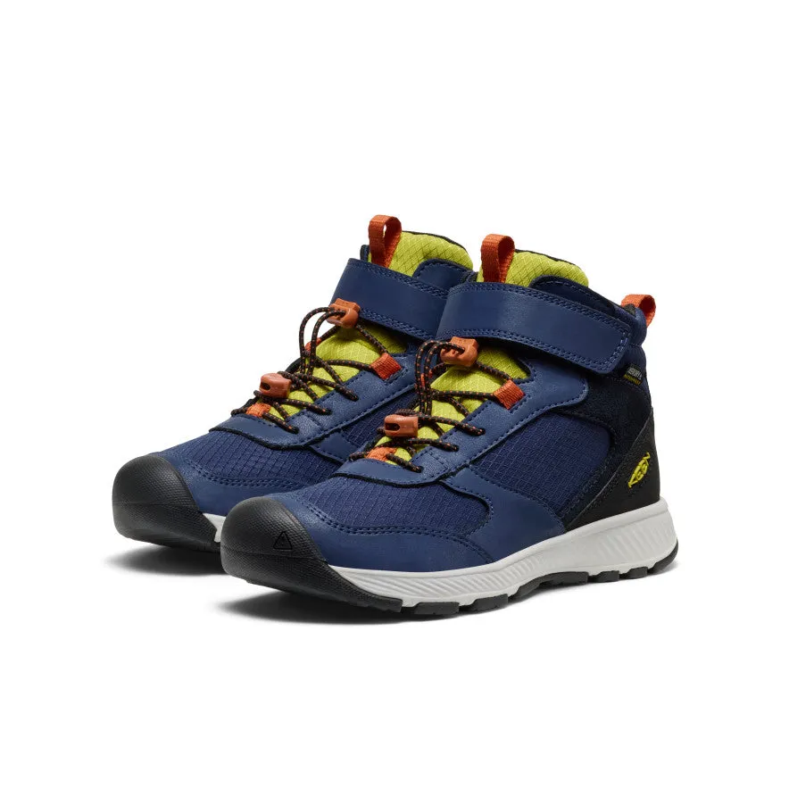 Resilient Sole Big Kids' Skua Waterproof Boot  |  Naval Academy/Rogue Green