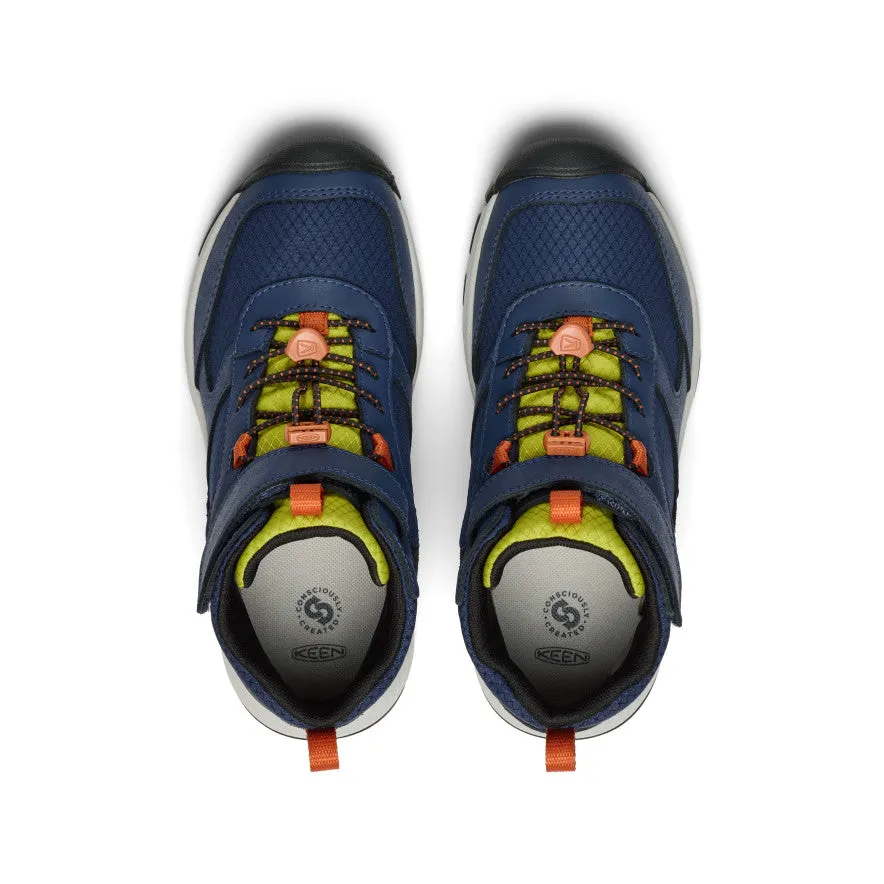 Active Comfort Big Kids' Skua Waterproof Boot  |  Naval Academy/Rogue Green