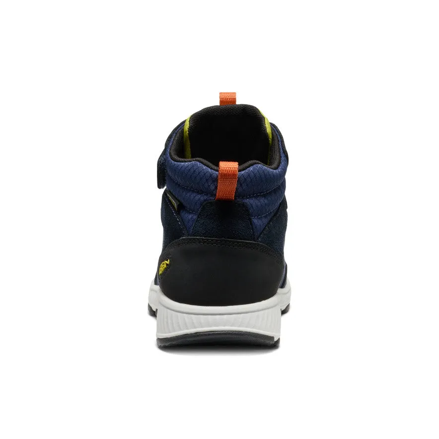 Sporty Vibe Travel Friendly Big Kids' Skua Waterproof Boot  |  Naval Academy/Rogue Green
