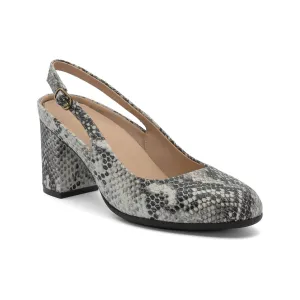 Tempo Slingback Metatarsal Black Tie Pad Ease