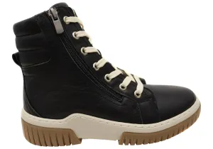 Cabello Comfort Petra Womens European Comfortable Leather Boots All Day Use Thermal Core Mountain Hike